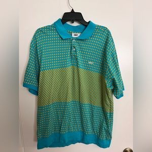OBEY men’s short sleeve collared knit polo shirt. Size large.